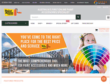 Tablet Screenshot of paintaccess.com.au